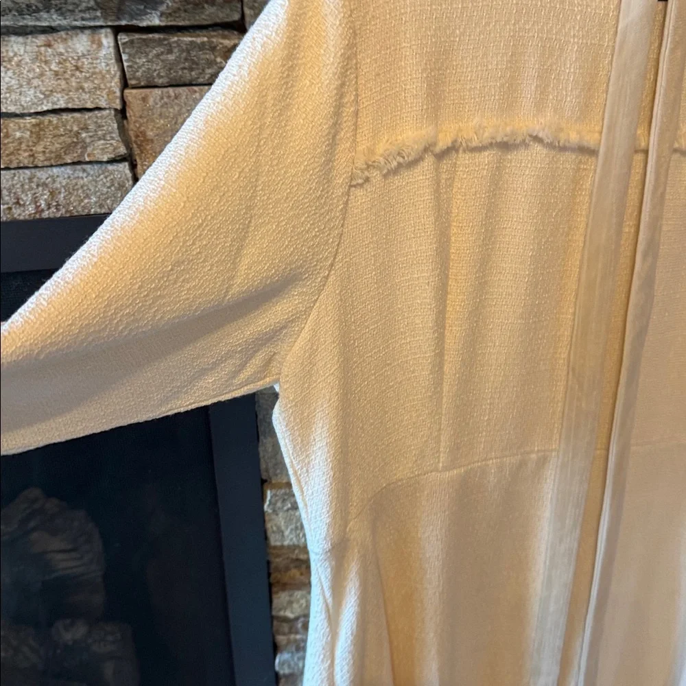 Dainty Jewels  Elegant creamy White Long-Sleeve Dress NWT - Picture 5 of 6